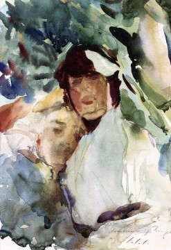 エナ・ヴェルトハイマーとアントニオ・マンチーニ ジョン・シンガー・サージェントの水彩画 Oil Paintings